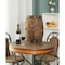 Vintiquewise Wooden Barrel Shaped Vintage Decorative Wine Storage Rack QI003659 - alternate 5